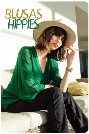 blusas hippies mujer