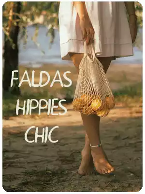 faldas hippies chic