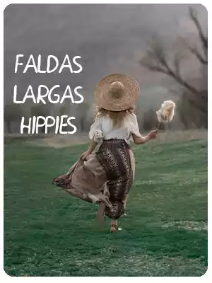 falda hippie larga