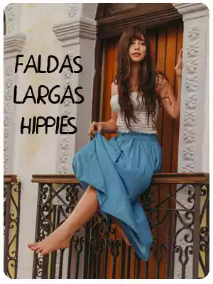 faldas hippies largas