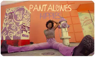 pantalones hippies mujer