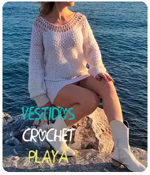 vestidos crochet playa