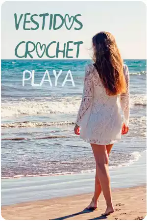 vestidos crochet blancos playa